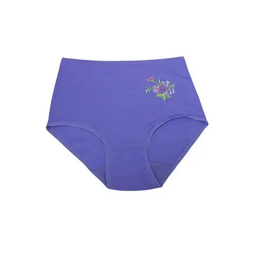 Flower Embroidery Cotton Panty