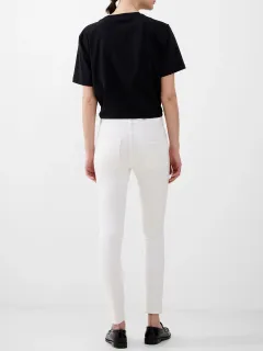 Casual Lazy Slim Fit Cotton Women's Trousers