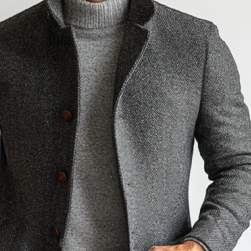 Field Pocket Buttoned Coat