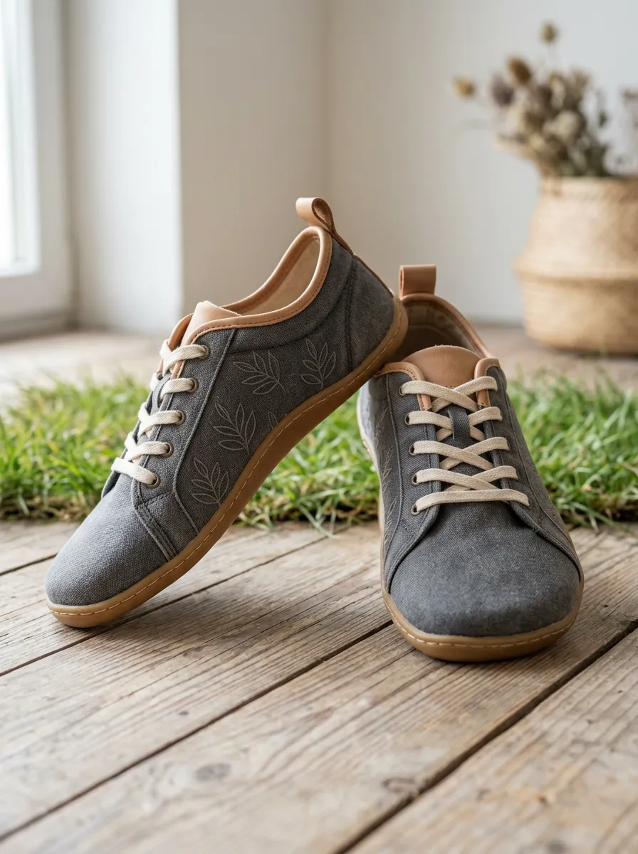 Essential Leaf Graphic Design Unisex Barefoot Shoes