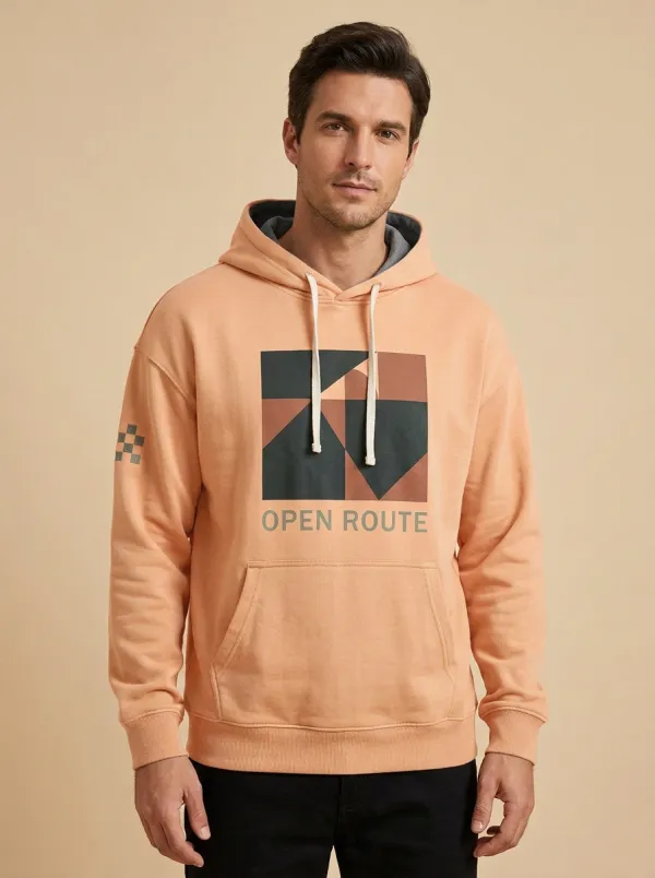 Men's Geometric Graphic Print Hoodie