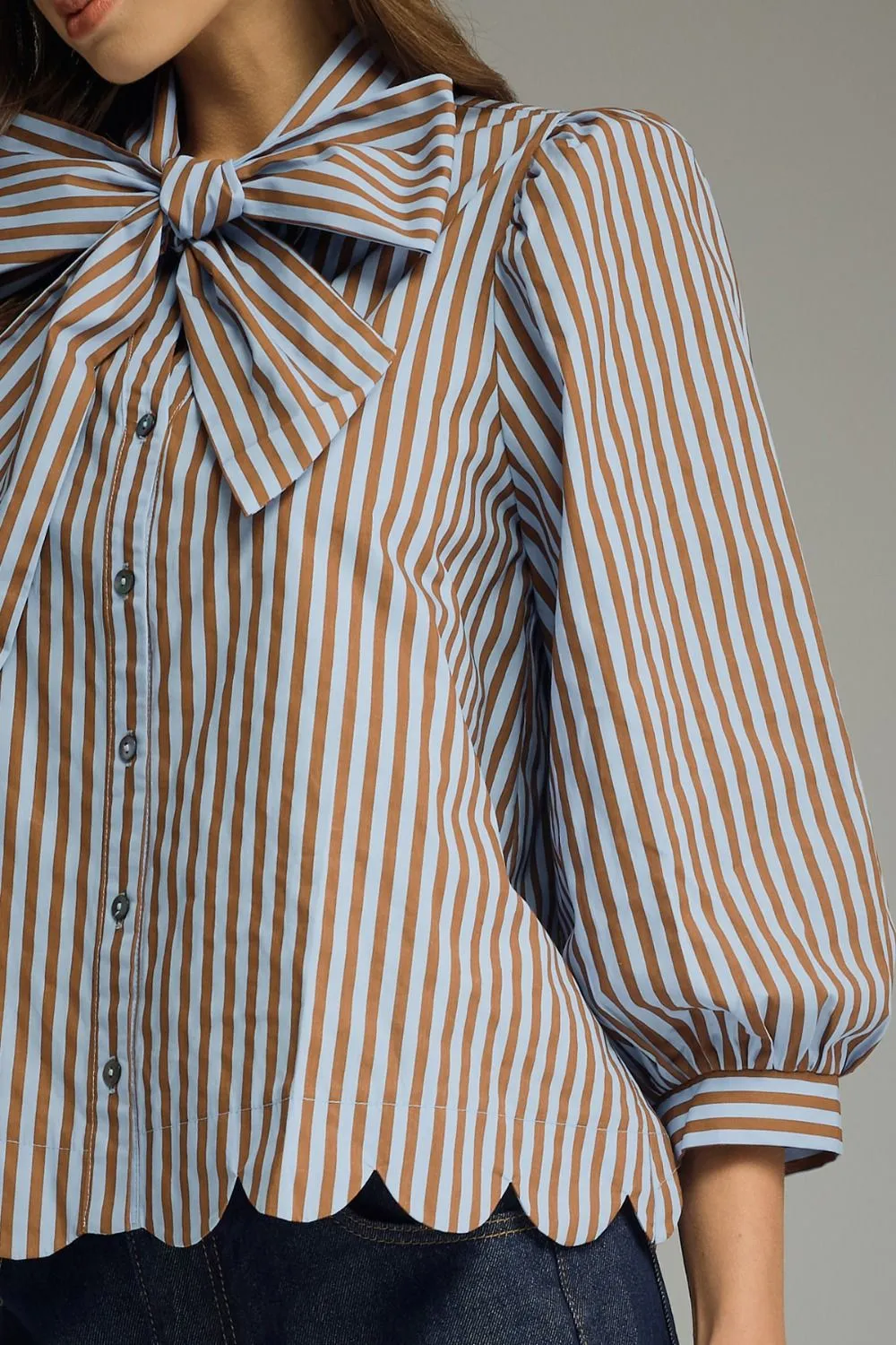 Bow Tie Stripe Top