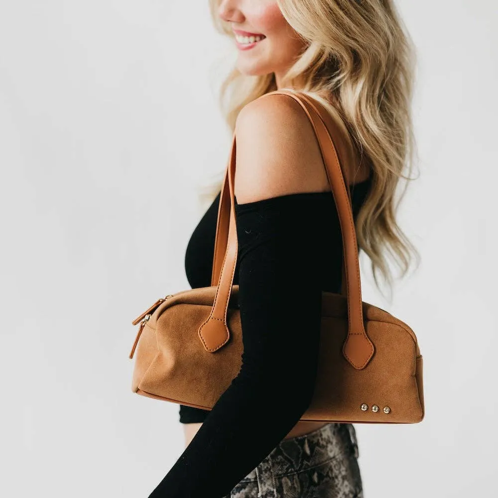 Sally Suede Barrel Shoulder