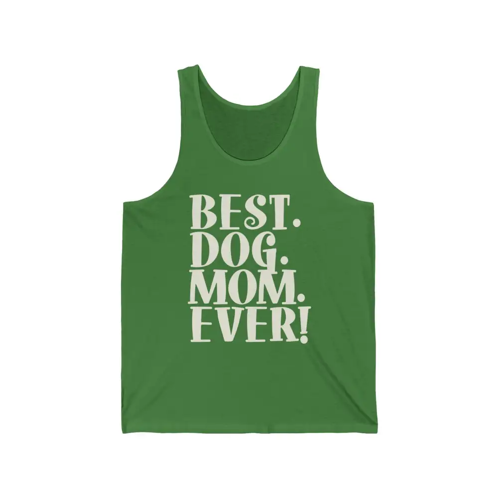 Dog Mom Text Tank Top