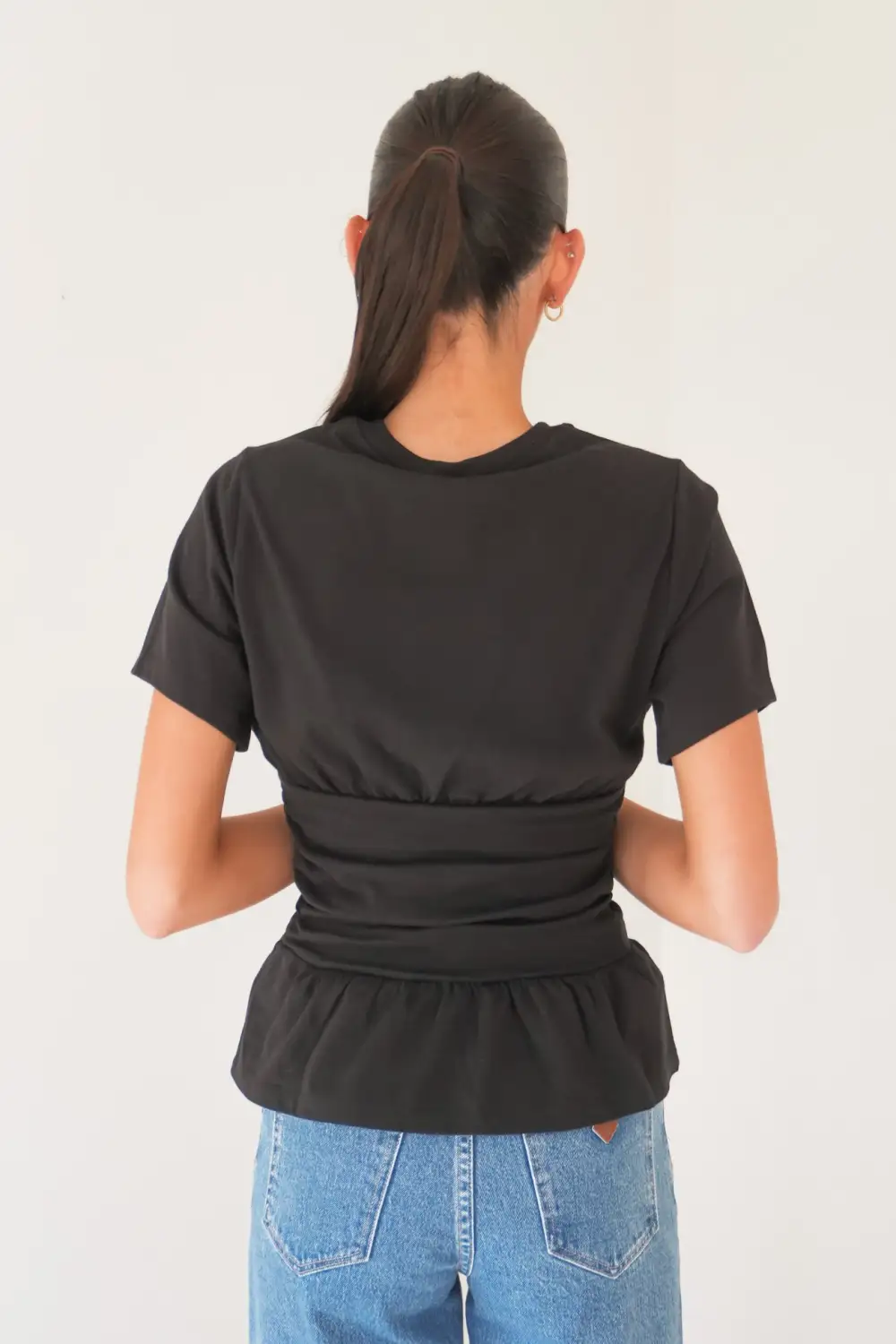Striped Stretch Street Casual Tee