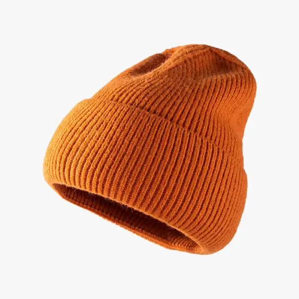 Minimal Knit Beanie Casual Hat