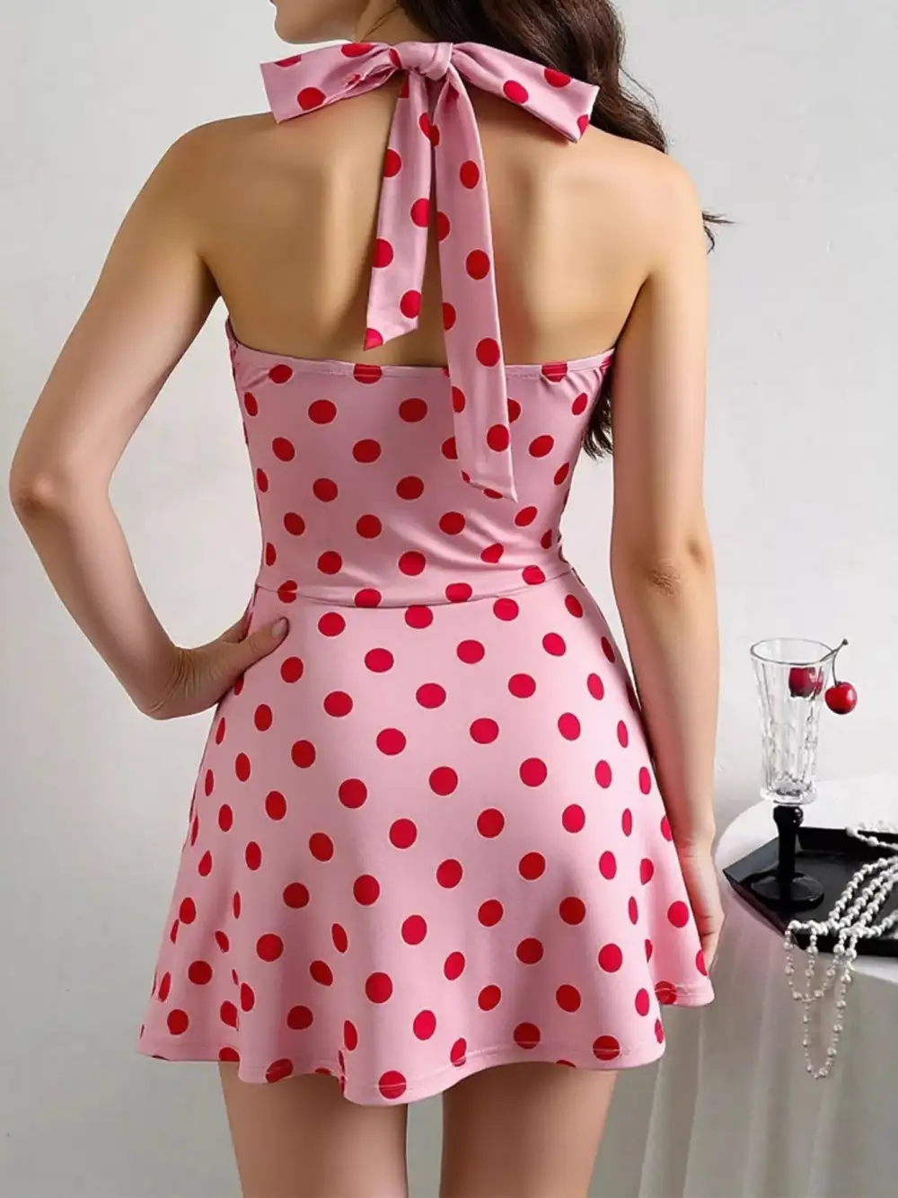 Polka Dot Mini Dress