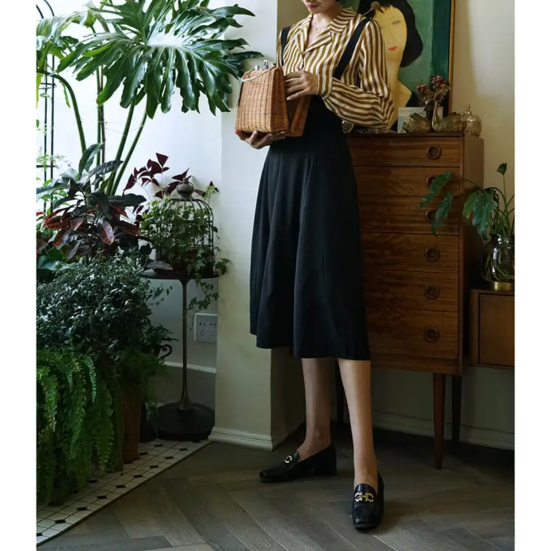 Smart Carry Everyday Casual Polyester Skirt