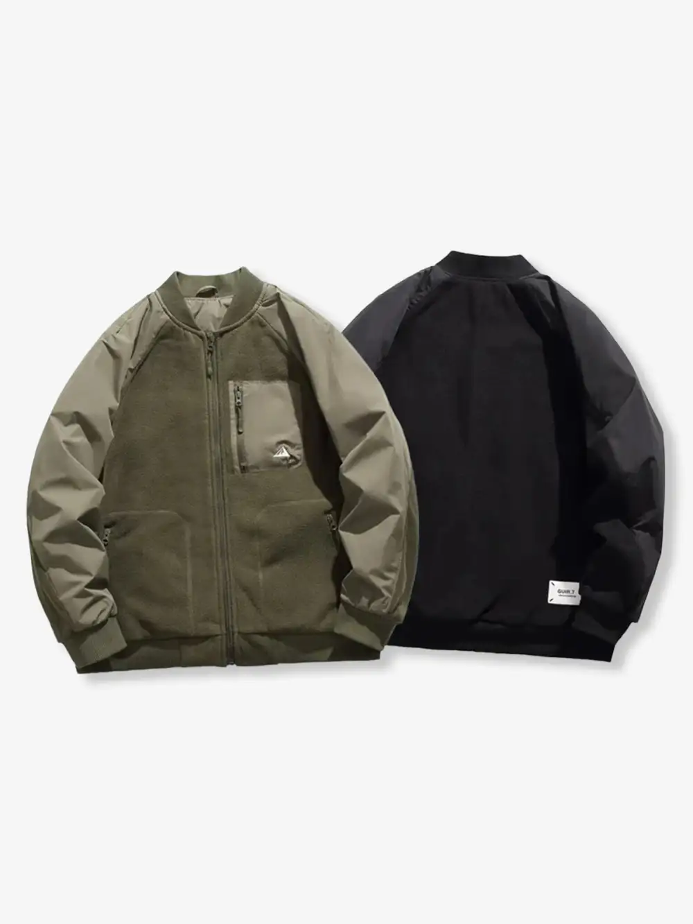 Men's Quilted Padded Bomber Jacket