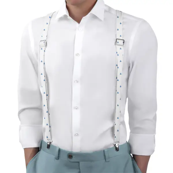 Sail Boats Theme Suspenders