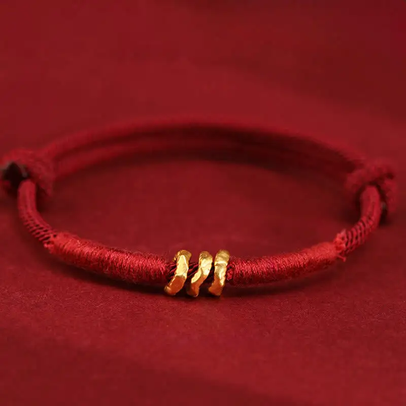 Ring Design Handmade Braided Rope Bracelet Anklet