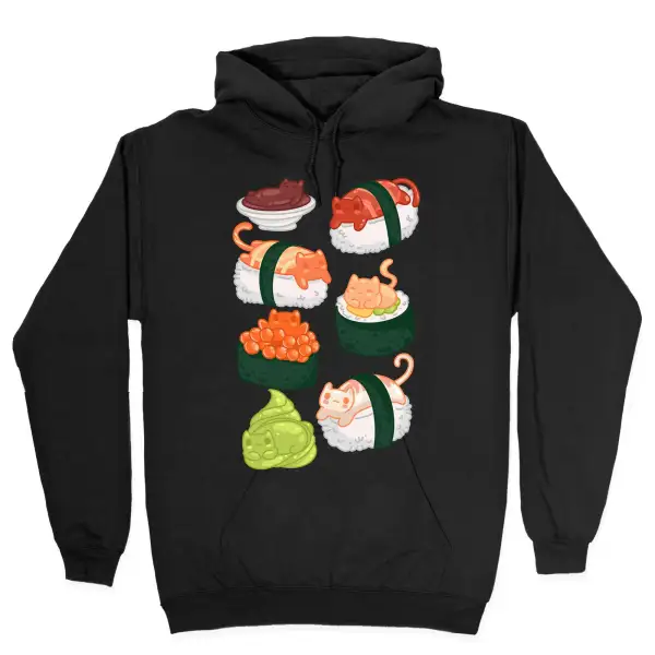 Core Pattern Pullover Hoodie