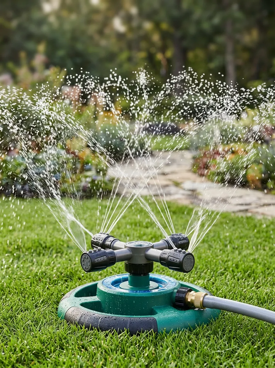 Compact Multi-Directional Lawn Sprinkler