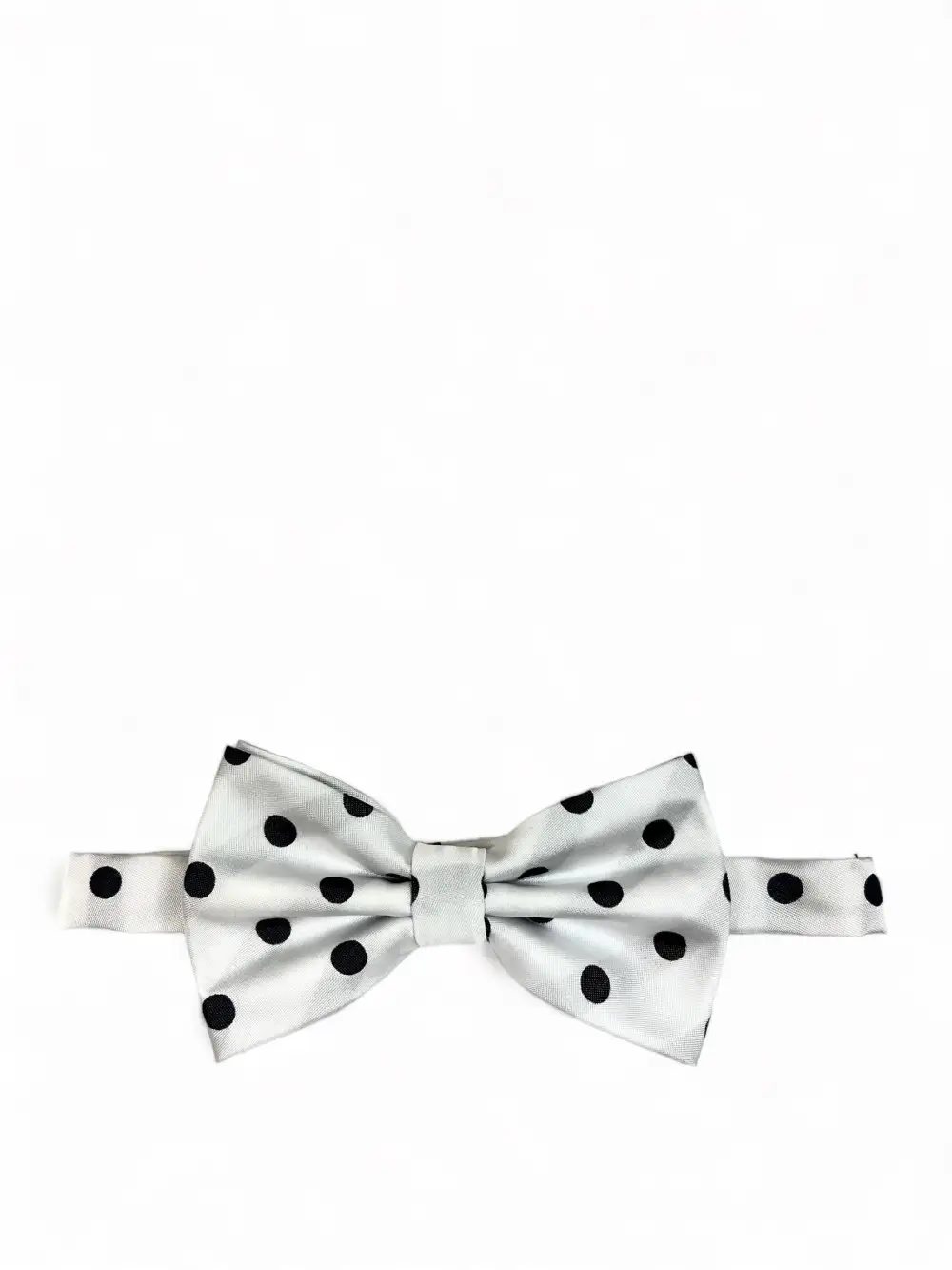 Graceful Polka Dot Microfiber Bow Tie Set