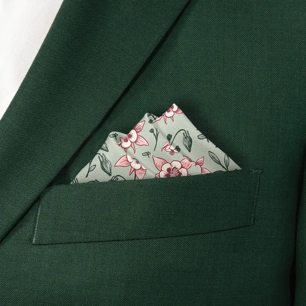 Polished Sophisticated Floral Pocket Square