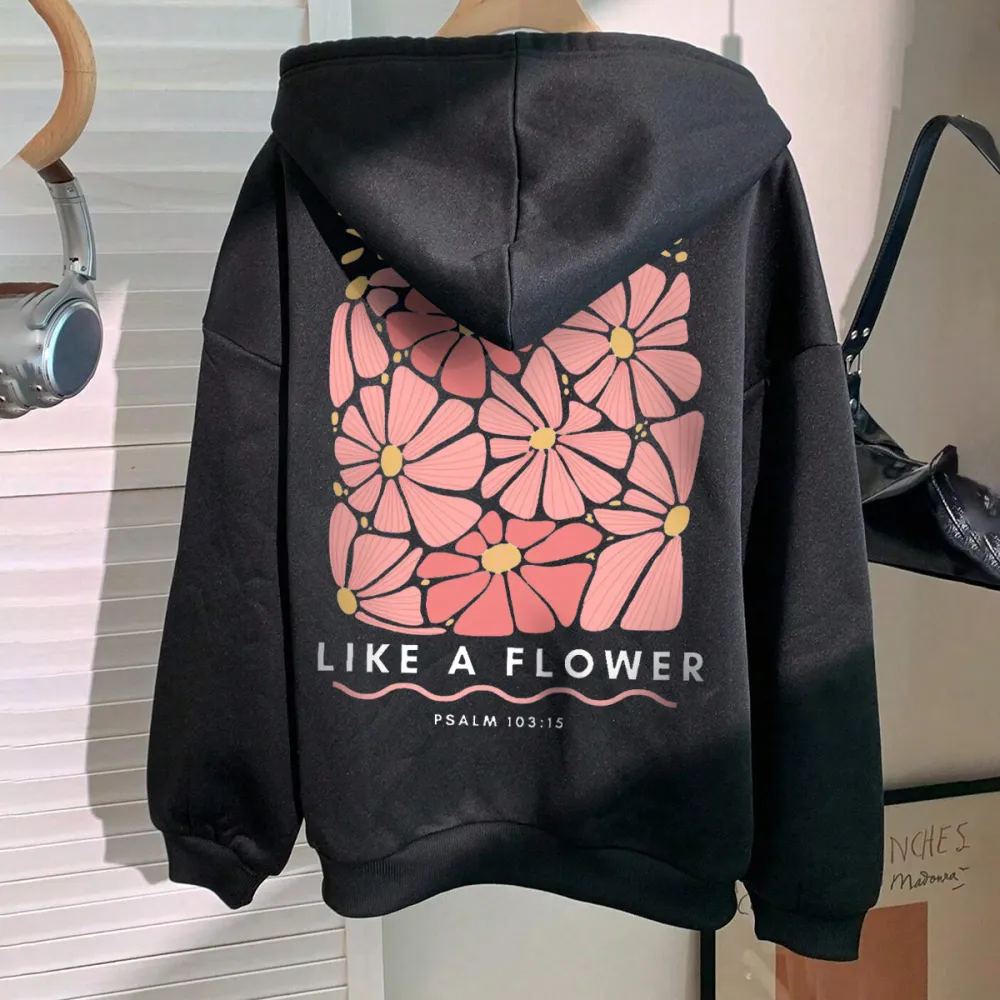 like a flower Bohemian flowers Women's Fashion Hoodie