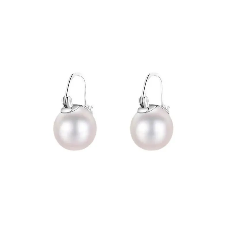 18K Gold-Plated Pearl Earrings