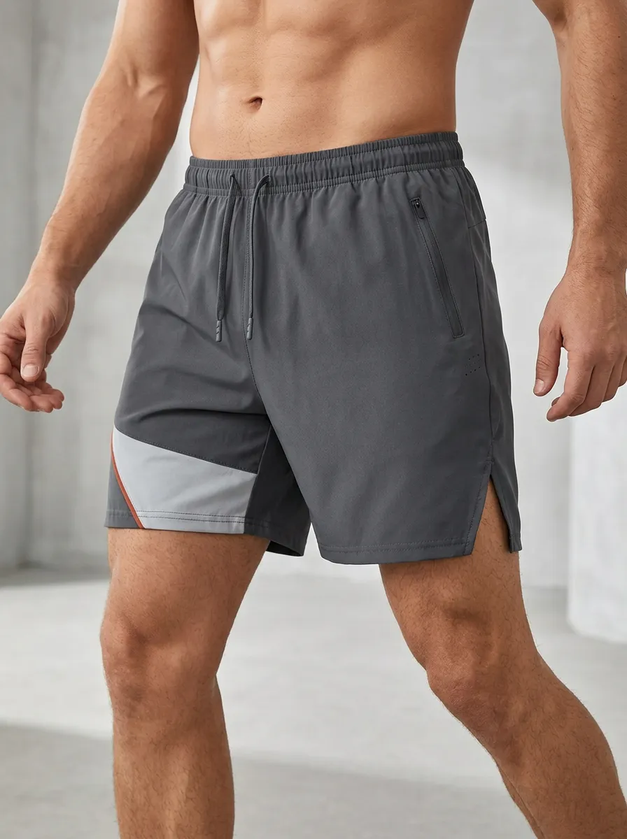 Performance-Inspired Look Men's Sports Shorts