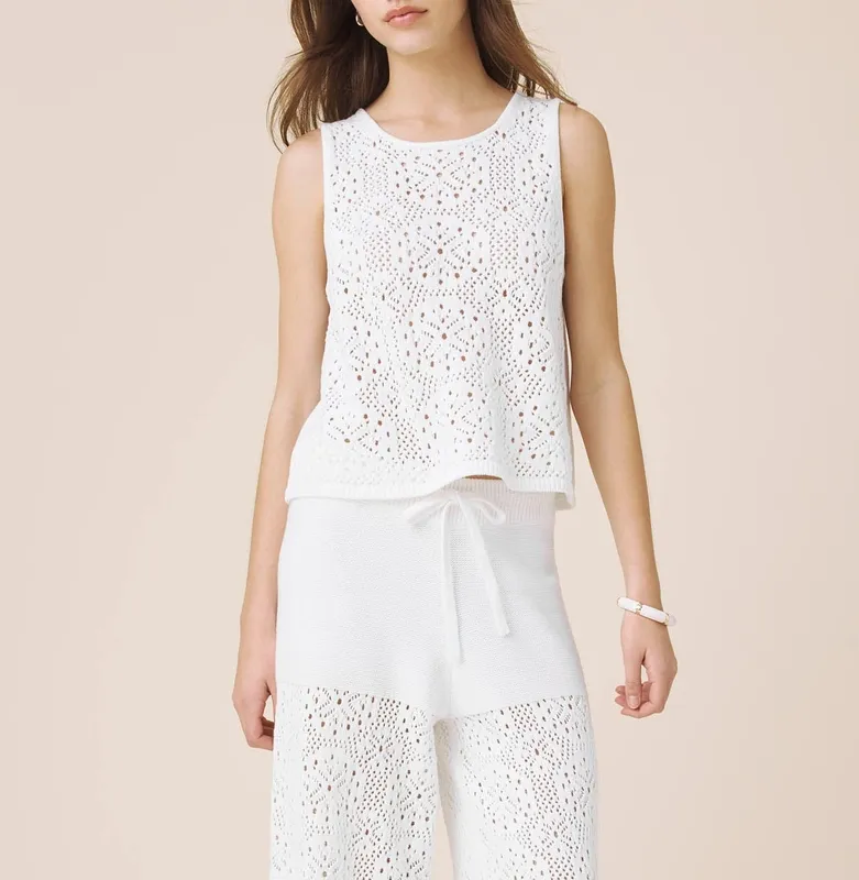 Modern Crochet Sweater Tank