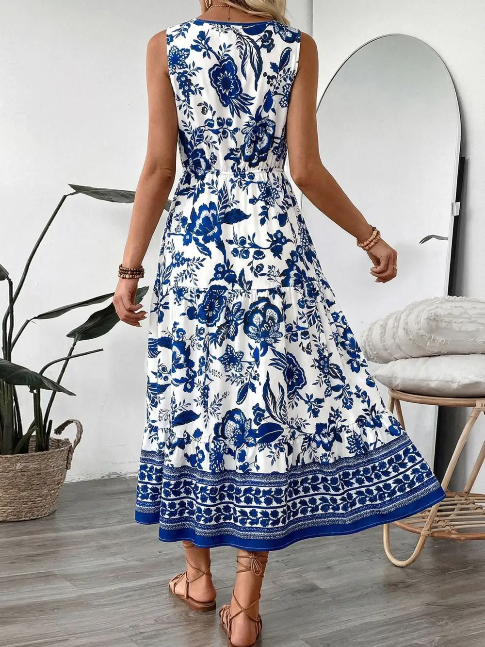 Florence Flow Floral Midi Dress