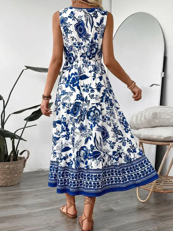 Florence Flow Floral Midi Dress