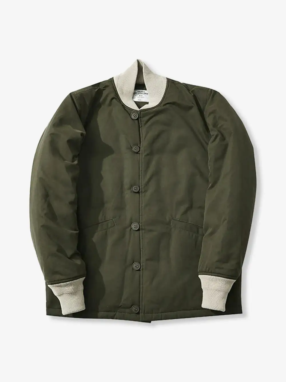 Men's Padded Pocketed Varsity Jacket