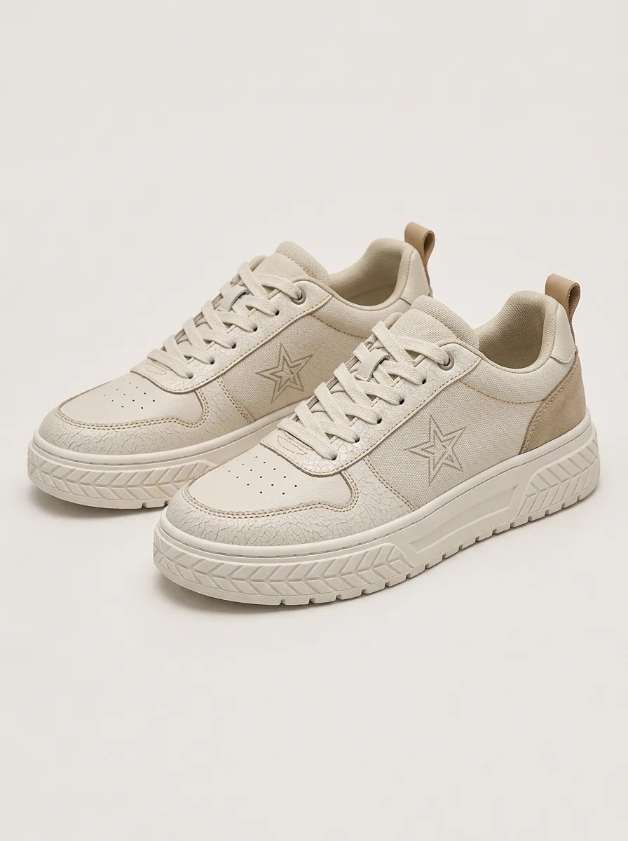 Men's Casual Star Pattern Skate Shoes