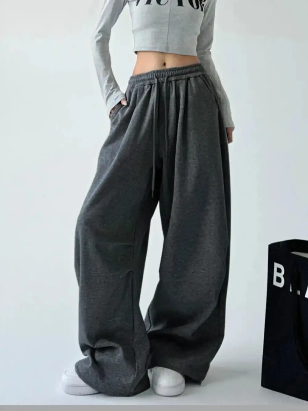 Wide Leg Modern Trousers