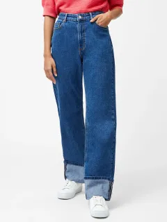 Cotton Breathable Soft Design Leg Jeans
