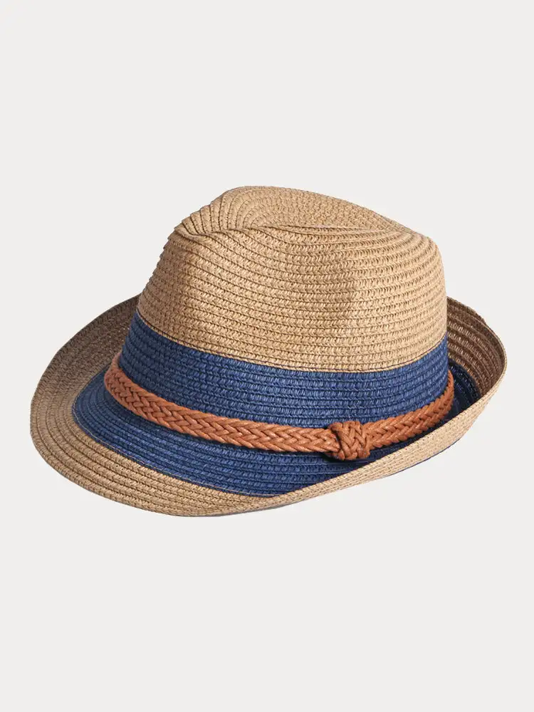 Foldable Sun Protection Cotton Fedora Hat