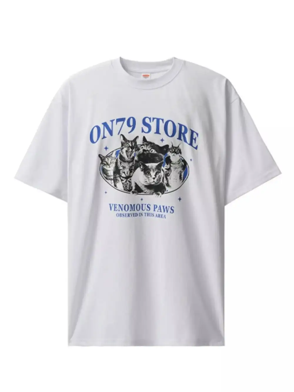 Soft Touch Graphic Round Neck Short Sleeve T-Shirt
