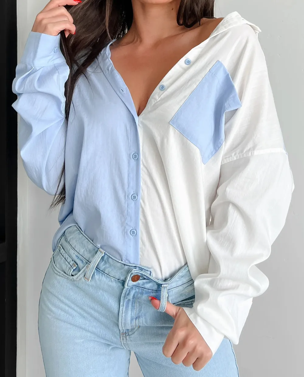 Color Blocked Shirt