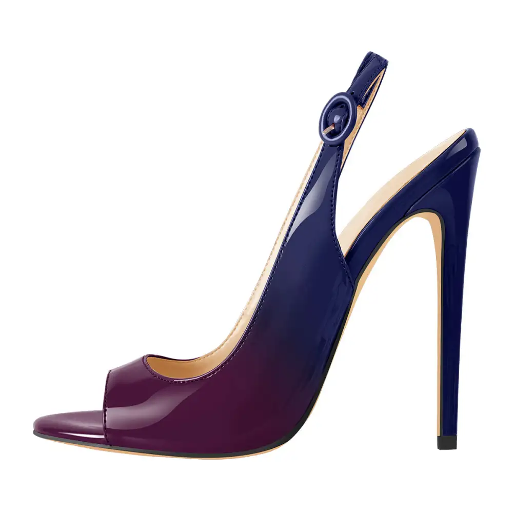 Open Toe Thin High Heel Slingback Sandals