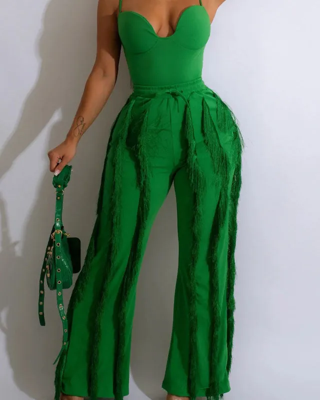 Stretch Fit Adjustable Strap Matching Outfit Set