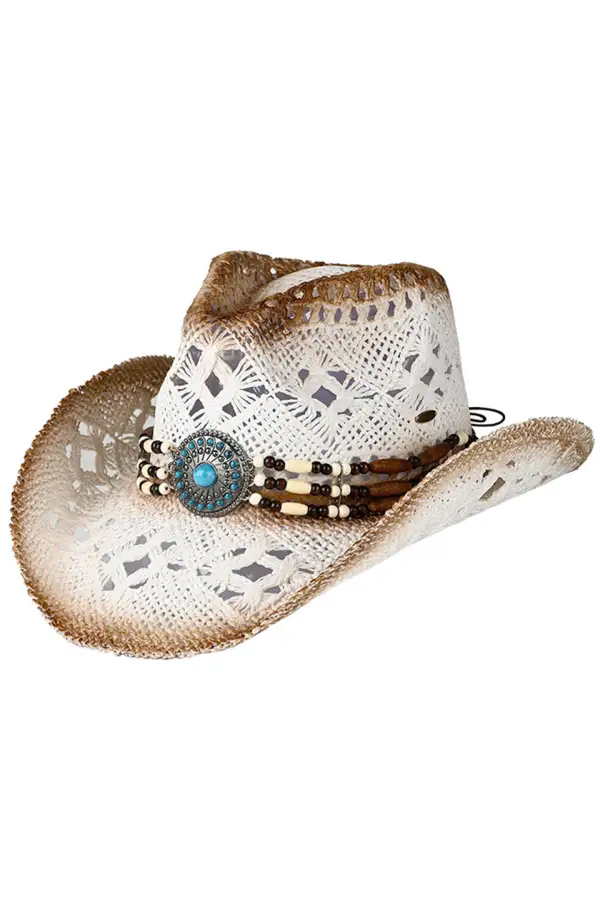 Western Wooden Cowboy Hat