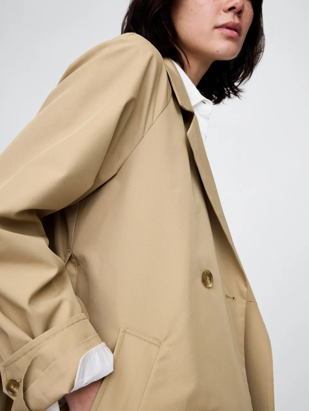Long Windbreaker Jacket