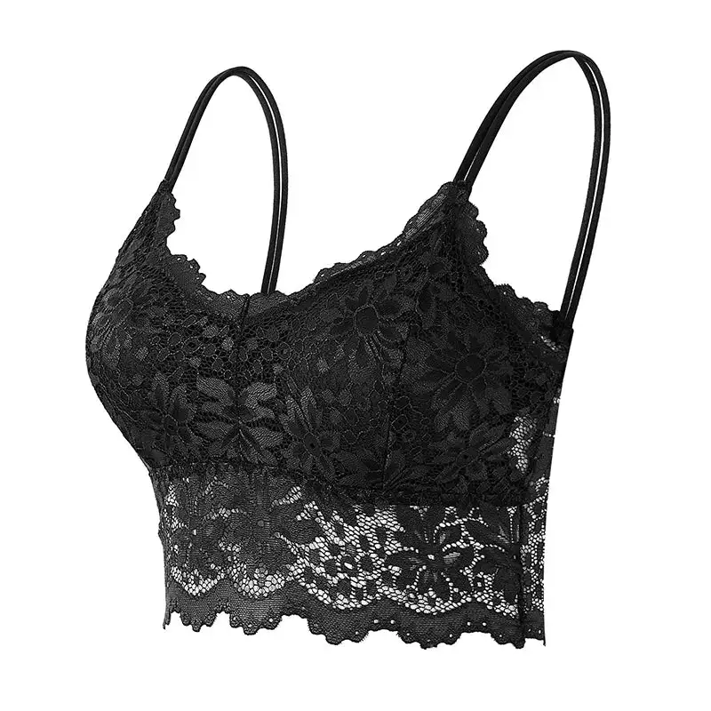 Padded Lace Bralette Everyday Support Bra