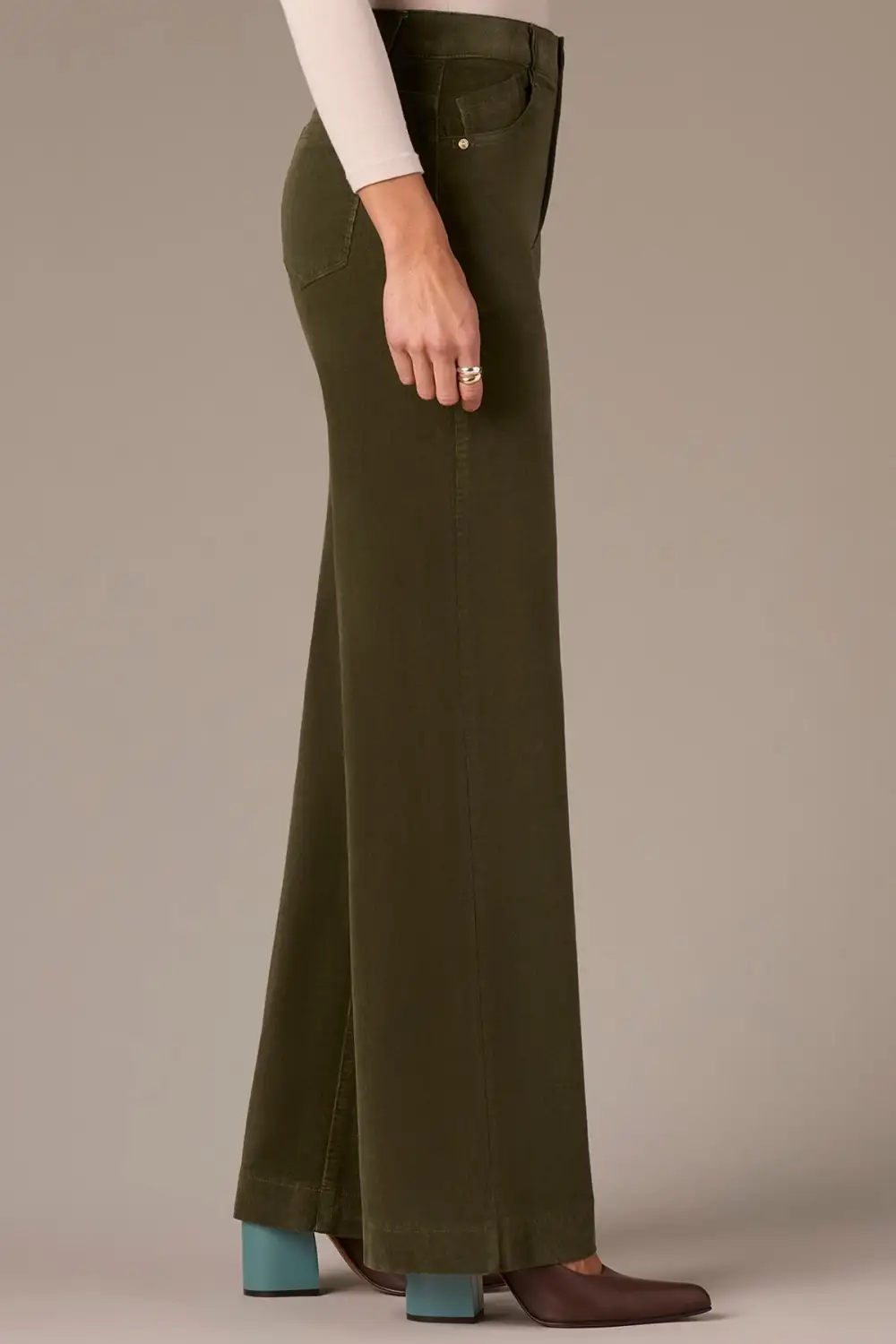 High Rise Sam Wide Leg Pants