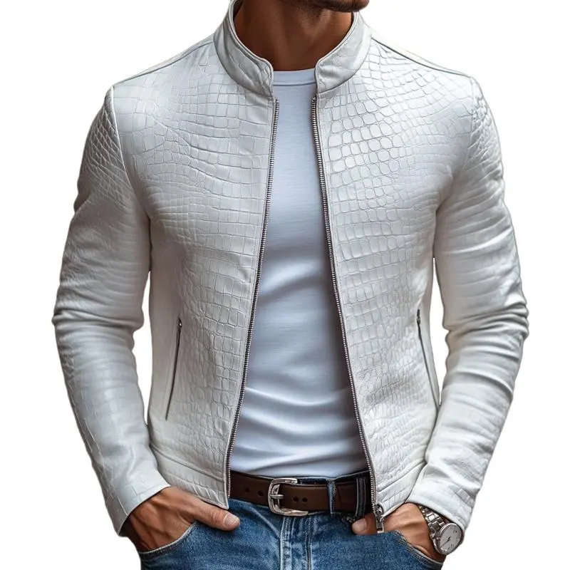 Leather Utility Jacket