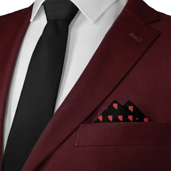 Neat Subtle Suit Pocket Square