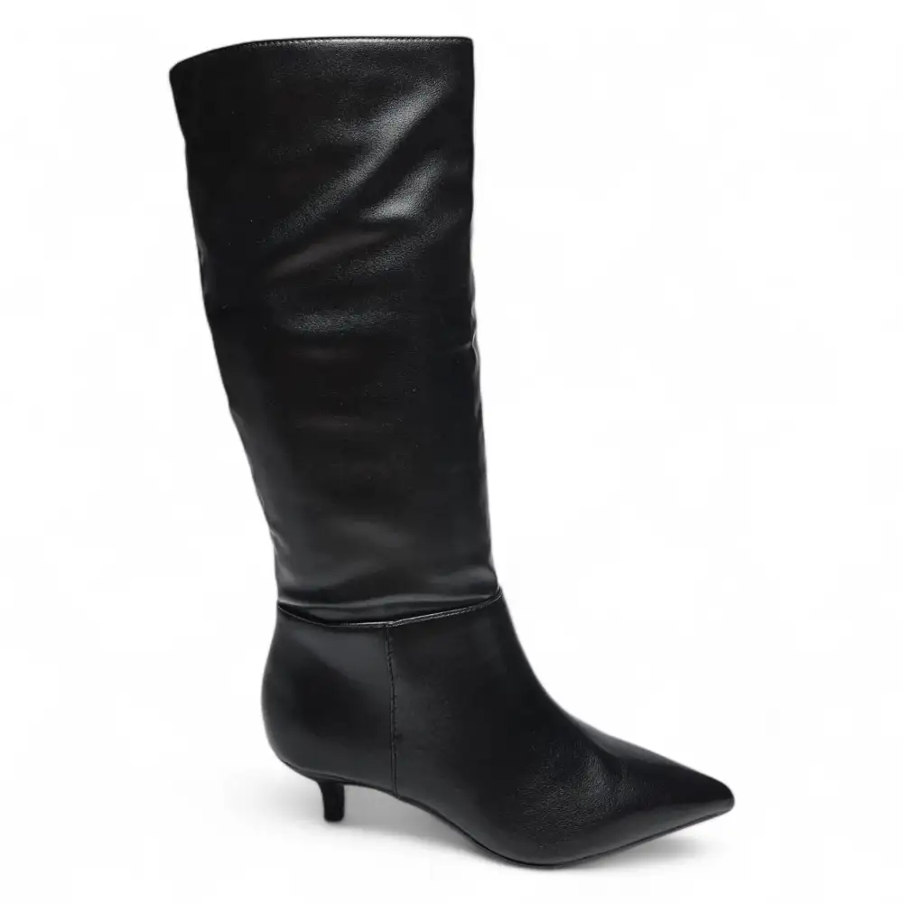 Breena Kitten Heel Knee High Boots