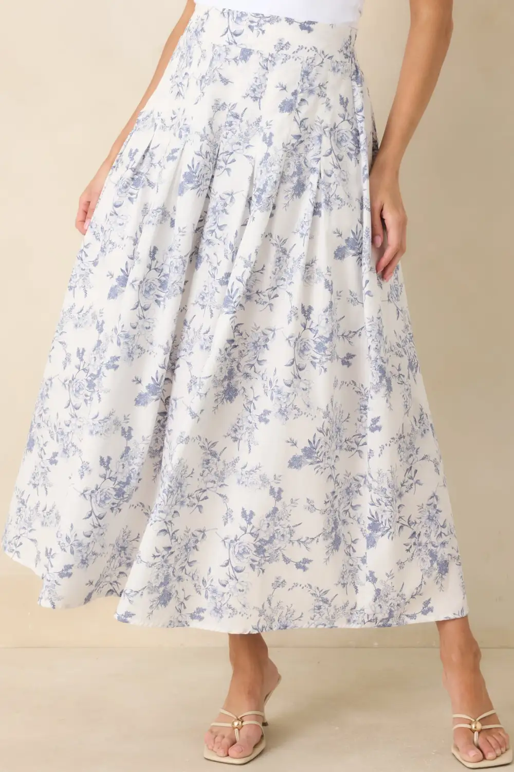 Floral Once Midi Skirt
