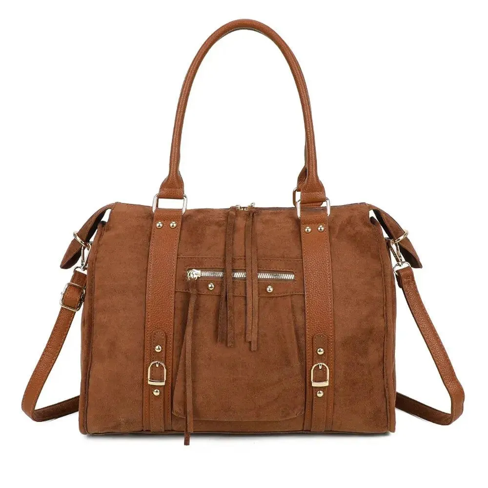 Suede Tote Bag