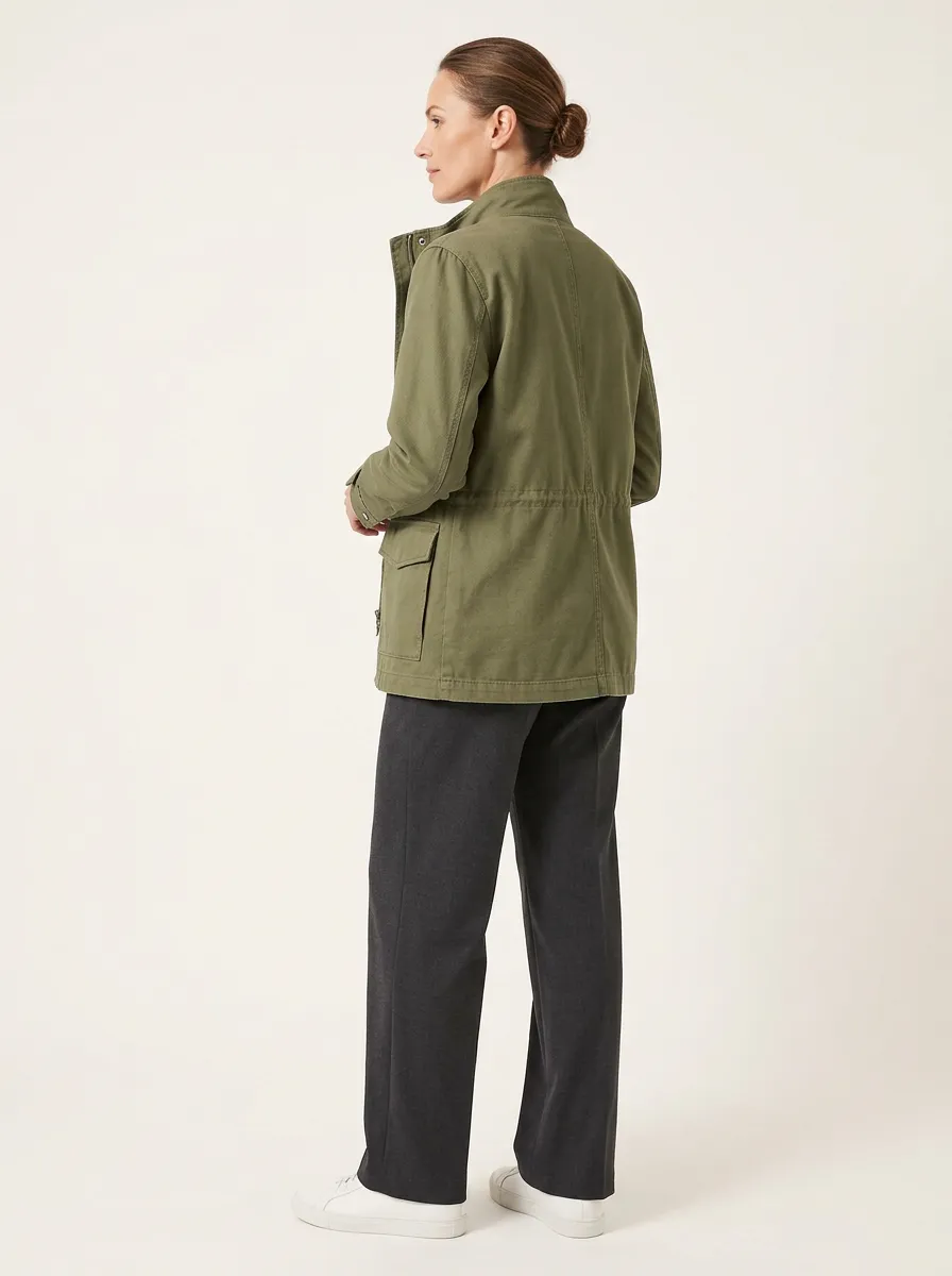 Women's Casual Outdoor Printed Field Jacket