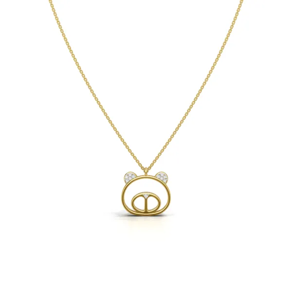 Playful Motif Pink Necklace