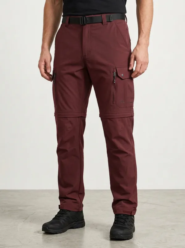 Men's Frontier Rugged Multi-Pocket Waterproof Zip-Off Tactical Cargo Pants