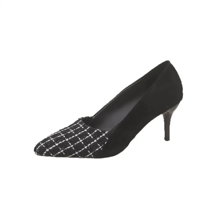 Point Toe Suede Pumps