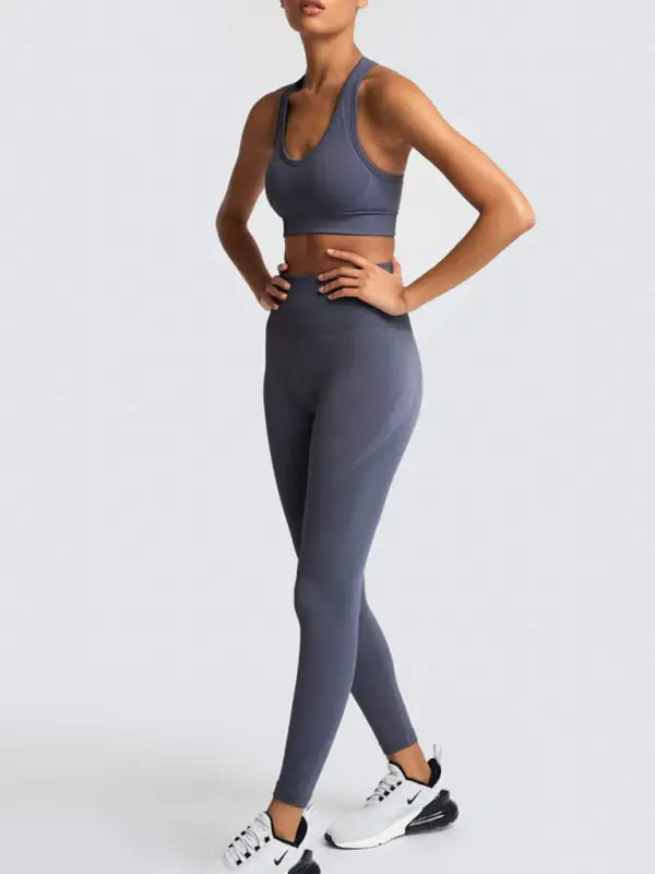 Beautiful Back High Waist Peach Hip Top