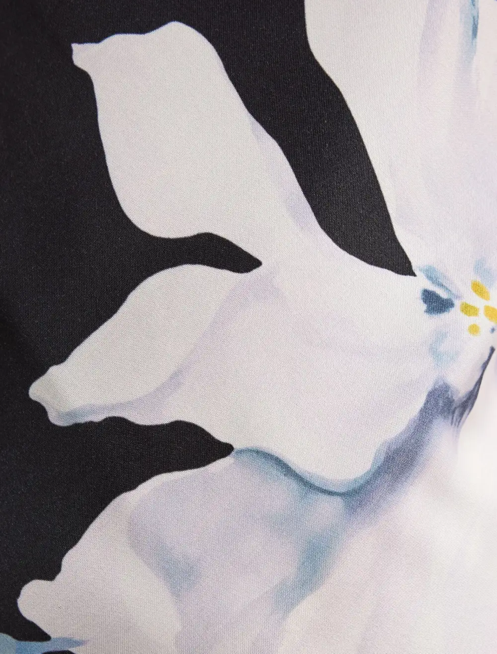 Black White Floral Print Strappy Slip Maxi Dress