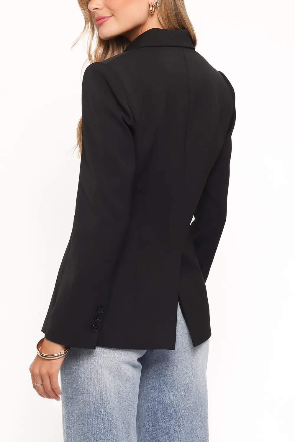 Modern Notched Collar Blazer